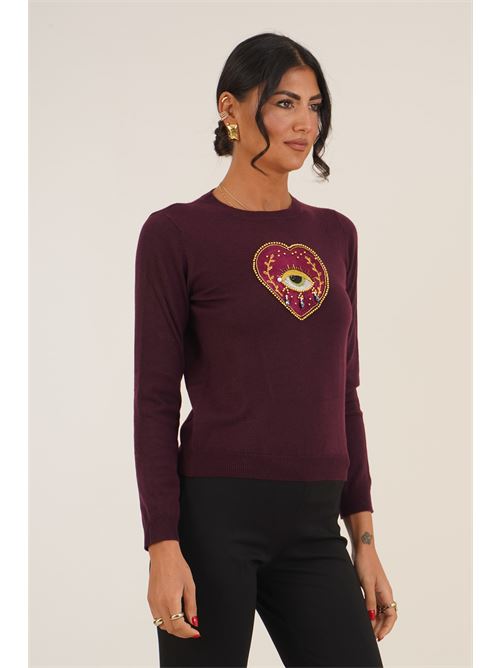 Maglia con ricamo Il The' Delle 5 | LISABURGUINDI